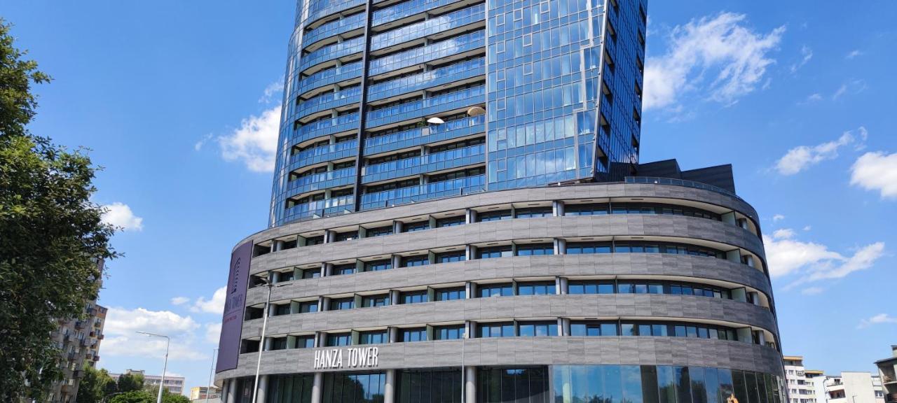 Aleda Hanza 14 Floor, Balkon Stettin Exterior foto