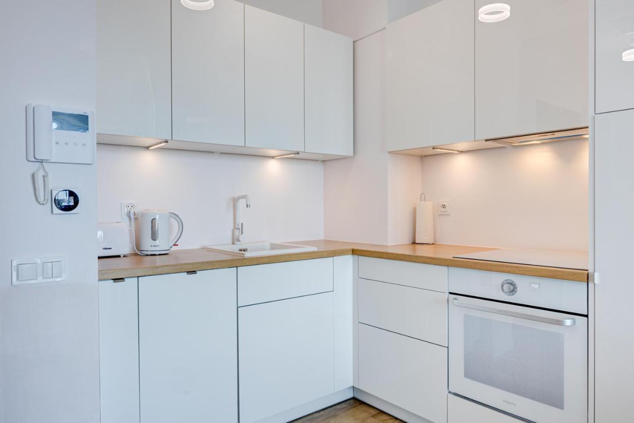 Aleda Hanza 14 Floor, Balkon Stettin Exterior foto