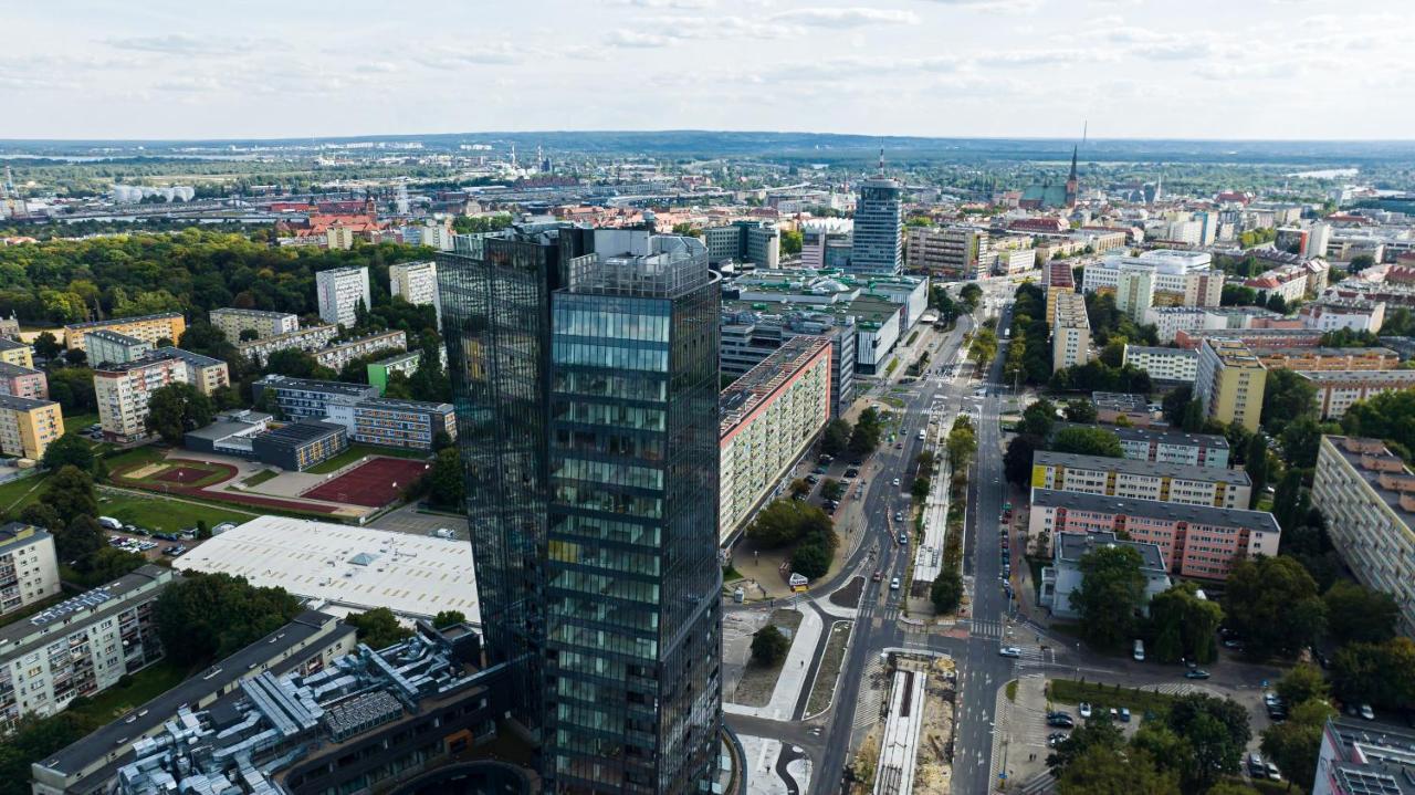 Aleda Hanza 14 Floor, Balkon Stettin Exterior foto